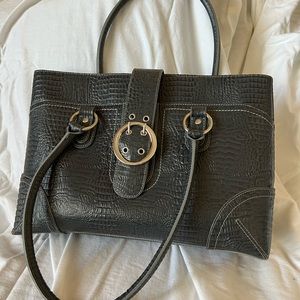 Charlie Lapson Croc Design Handbag